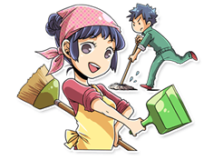 おそうじのお手伝い